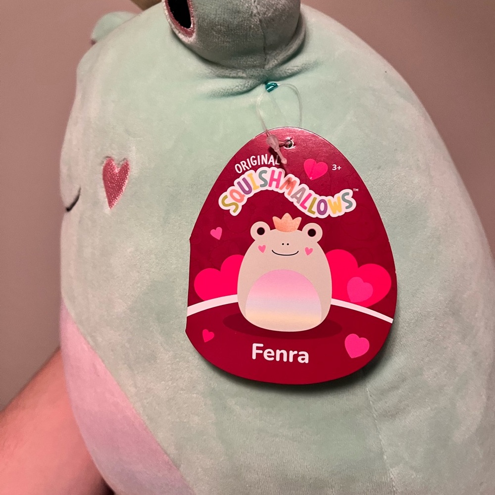 Squishmallow 12” Fenra The Frog NWT - Picture 2 of 3